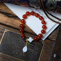 Red agate bracelet