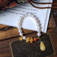 Pearl Amber Bracelet