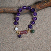Amethyst & strawberry quartz Bracelet