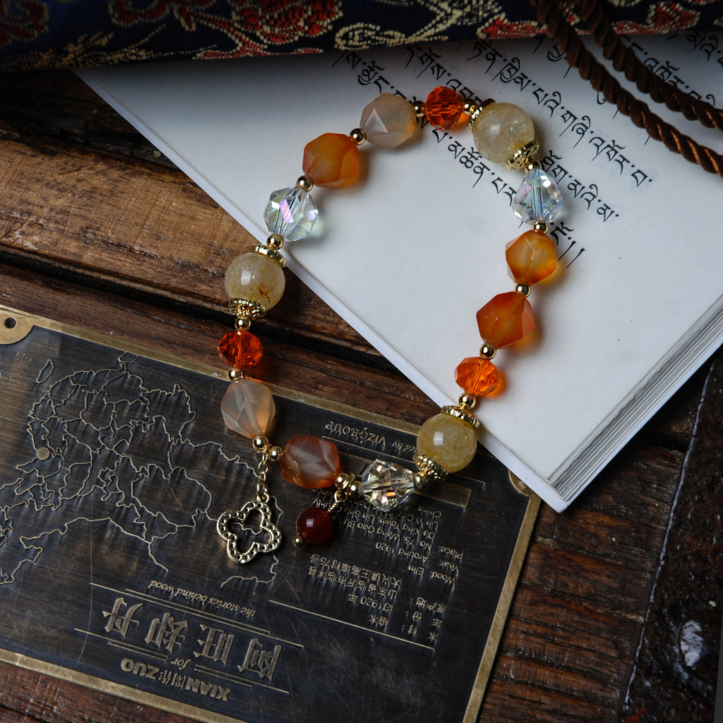 Agate Crystal Bracelet