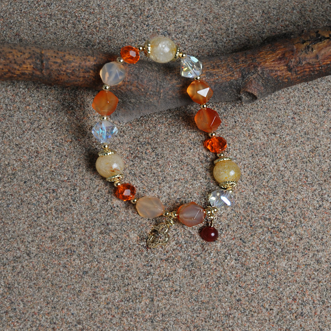 Agate Crystal Bracelet