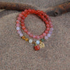 Gradual change agate bracelet