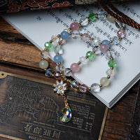 Double Circle Macaron Crystal Bracelet