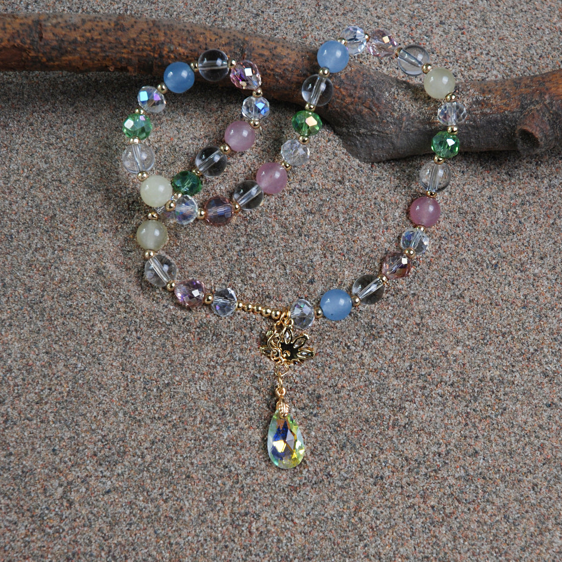 Double Circle Macaron Crystal Bracelet