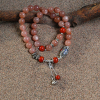 Double Circle SunStone Calabash Bracelet