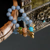 Aquamarine pumpkin bracelet