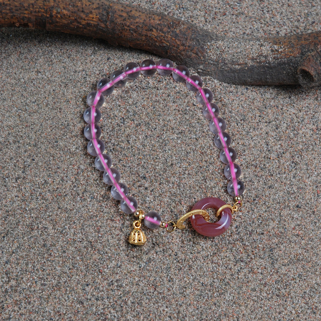 Interlocking Clear Quartz bracelet