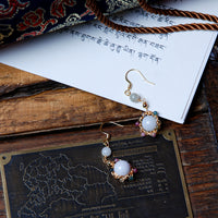 Tourmaline Jade Earrings