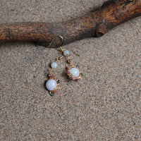 Tourmaline Jade Earrings