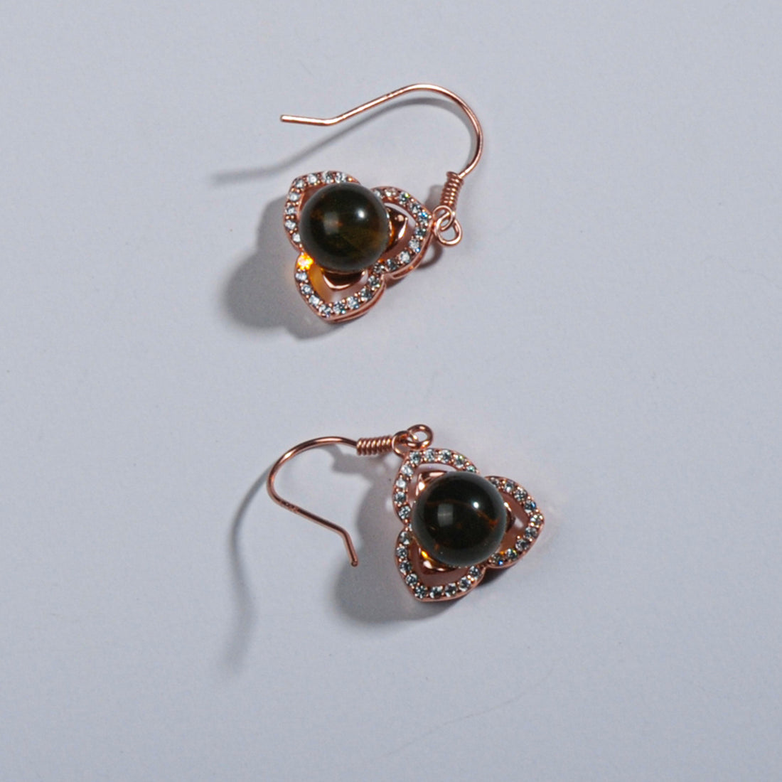 Blue Amber earrings