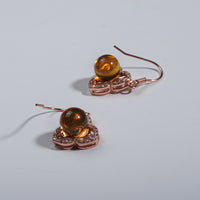 Blue Amber earrings