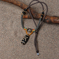 Aristocrat Dzi-bead Necklace