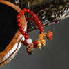 South Red Gold Swallowing Beast Bracelet