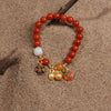 South Red Gold Swallowing Beast Bracelet
