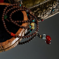 Four  Circles Buddha Beads Bracelet