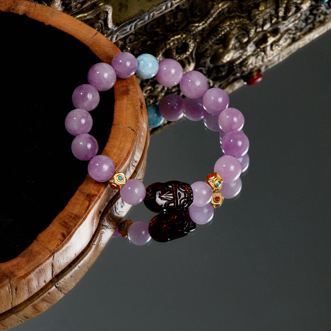 Kunzite PiXiu Bracelet
