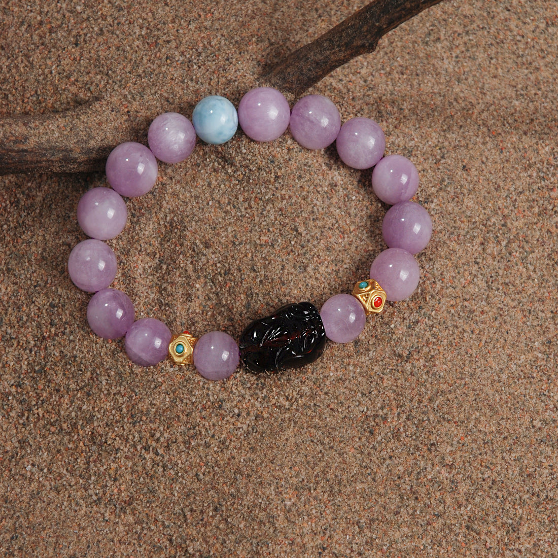Kunzite PiXiu Bracelet