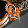 Old Amber & White Shell Bracelet