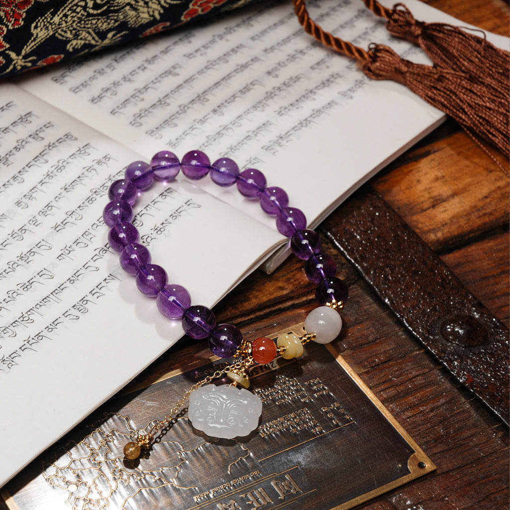 Amethyst bracelet