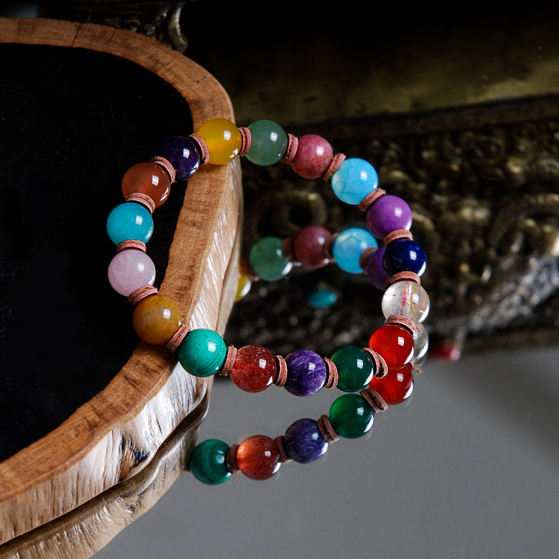Natural Multi-crystal Bracelet