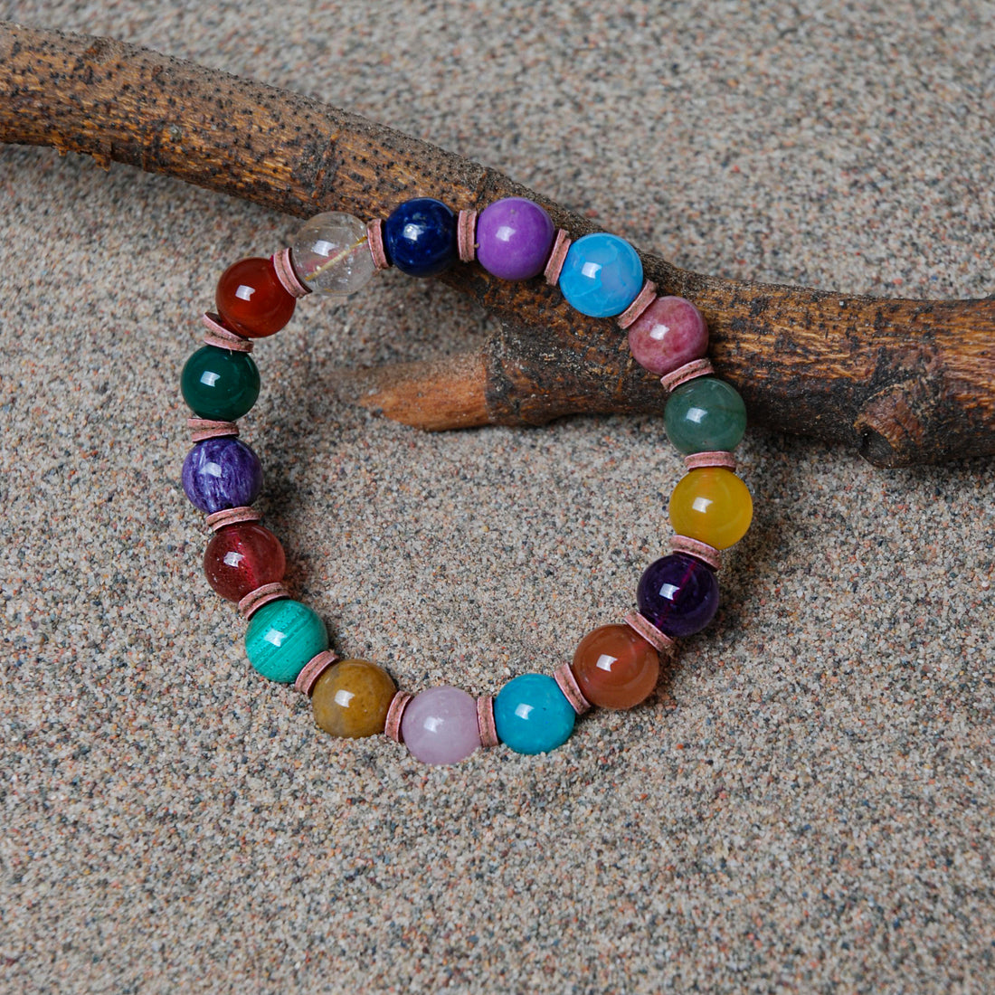 Natural Multi-crystal Bracelet
