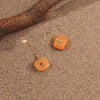 Old Amber Diamonds Eardrop