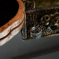 Topaz Row Ring