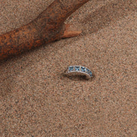 Topaz Row Ring