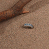 Topaz Row Ring