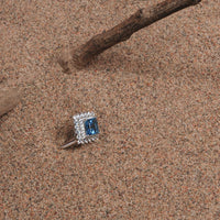 Topaz Square Ring