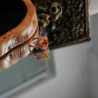 Blue Amber  Ring