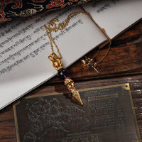 Amethyst Vajra Necklace
