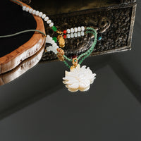 White shell phoenix nine pendant