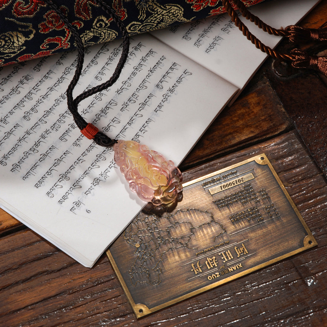 Fluorite pendant