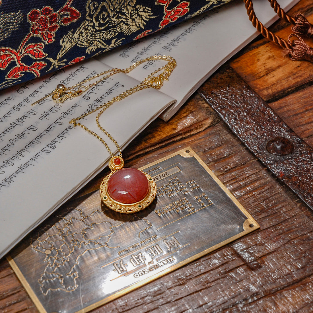 SouthRed Agate Agate Pendant