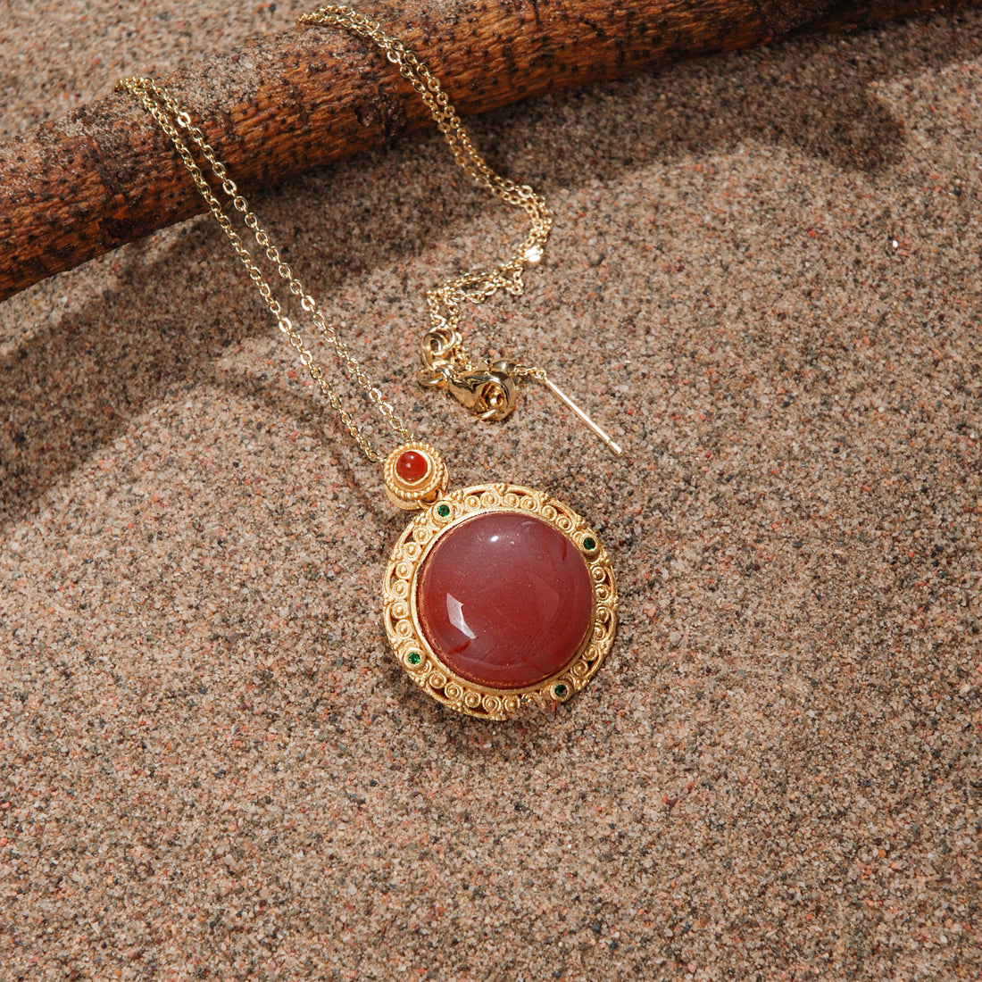 SouthRed Agate Agate Pendant