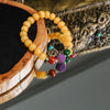 Old Amber Purple Mica Jasper Bracelet