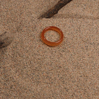 Canary Stone Thumb Ring