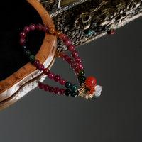 Tourmaline Peach Bracelet