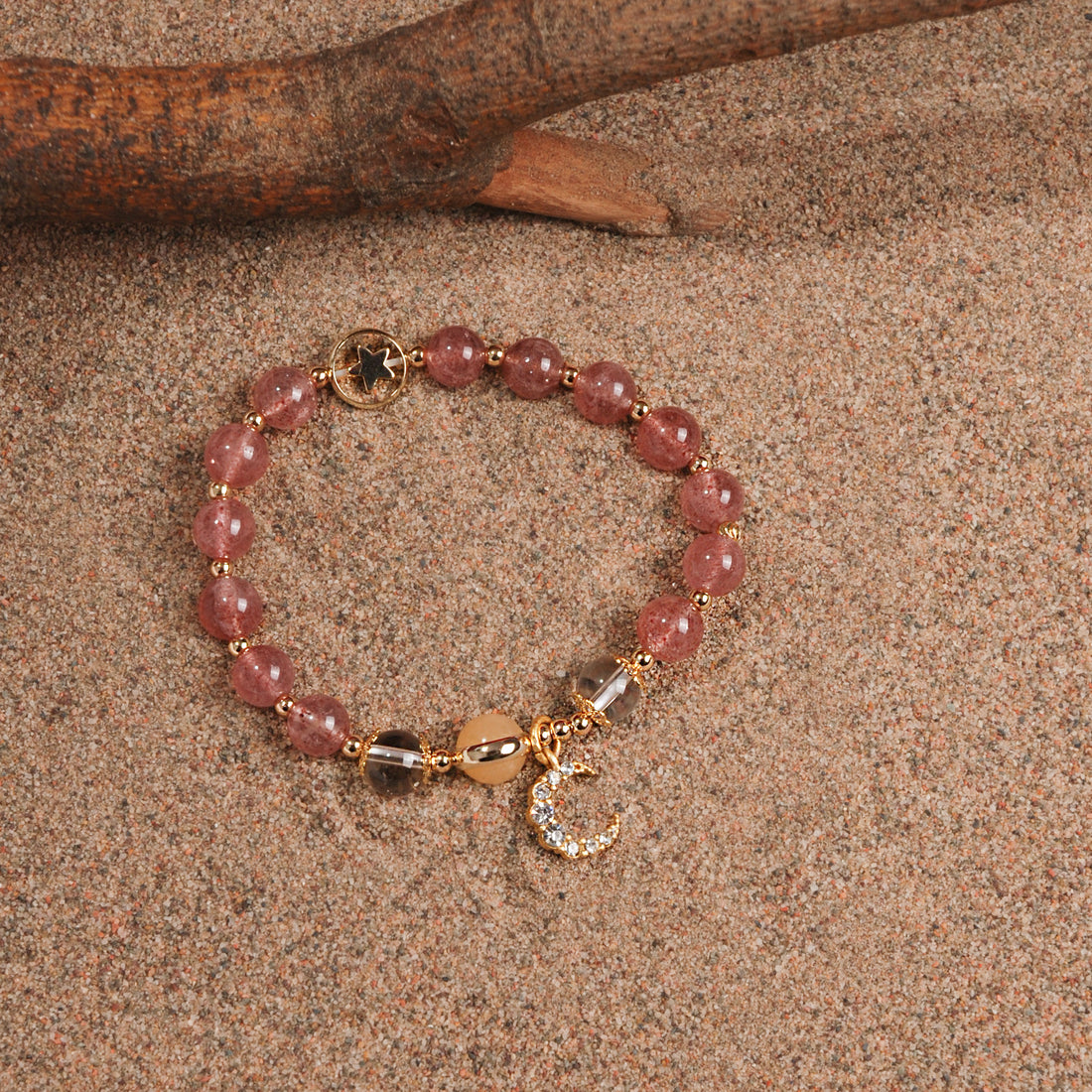 Strawberry Quartz Bracelet