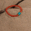 South red agate & Amazonite Bracelet