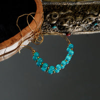 Amazonite round clavicle chain