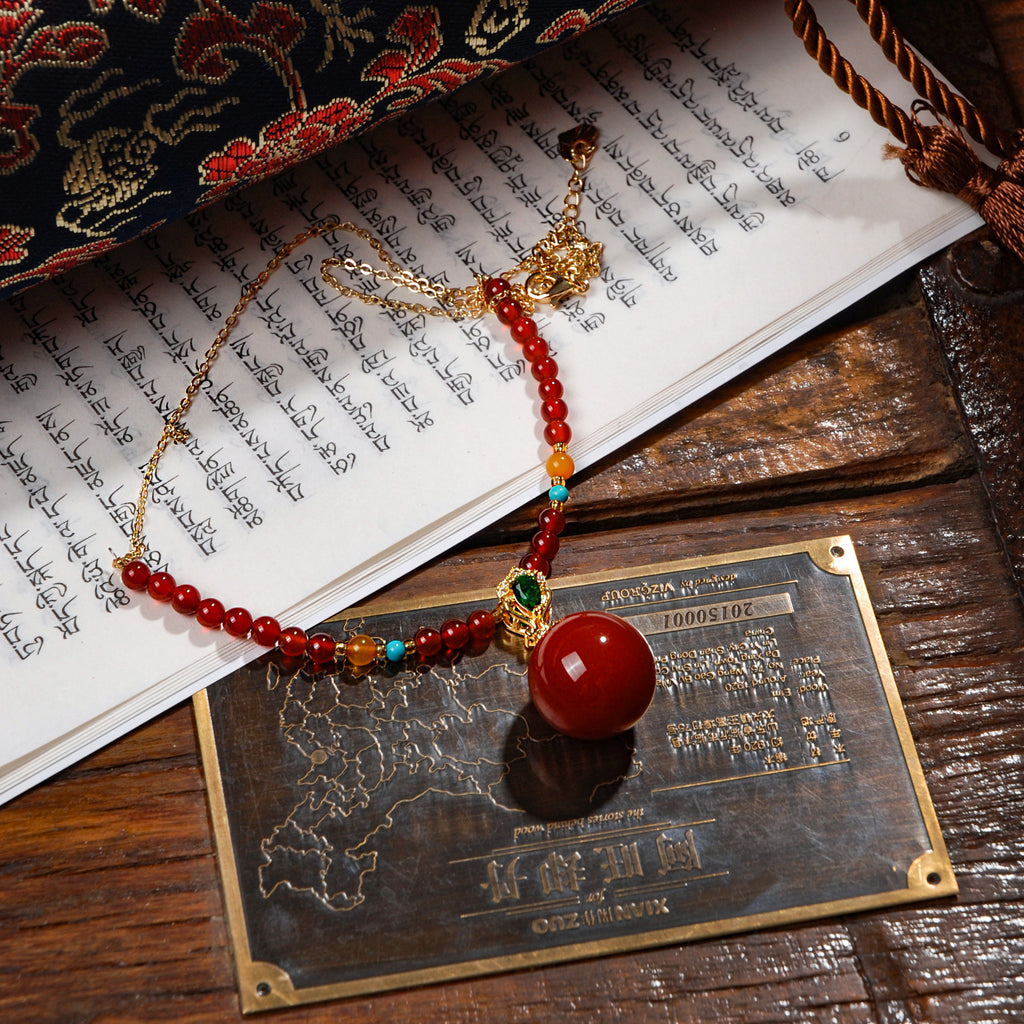 SouthRed Agate Pendant