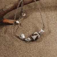 Tiger Tooth Dzi Bead Necklace（虎牙天珠）