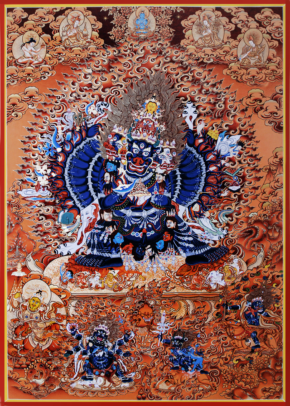 Ga Zangben Red Tang Yamāntaka