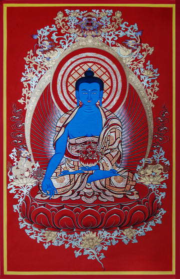 Ga Zangben Red Tang Bhais˙ ajyaguru (Medicine Buddha)