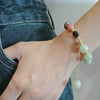 Hetian Jade Butterfly Multi-Precious Bracelet