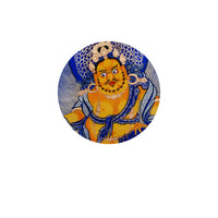 GaZangben Small Thangka Yellow God Of Wealth (with frame)